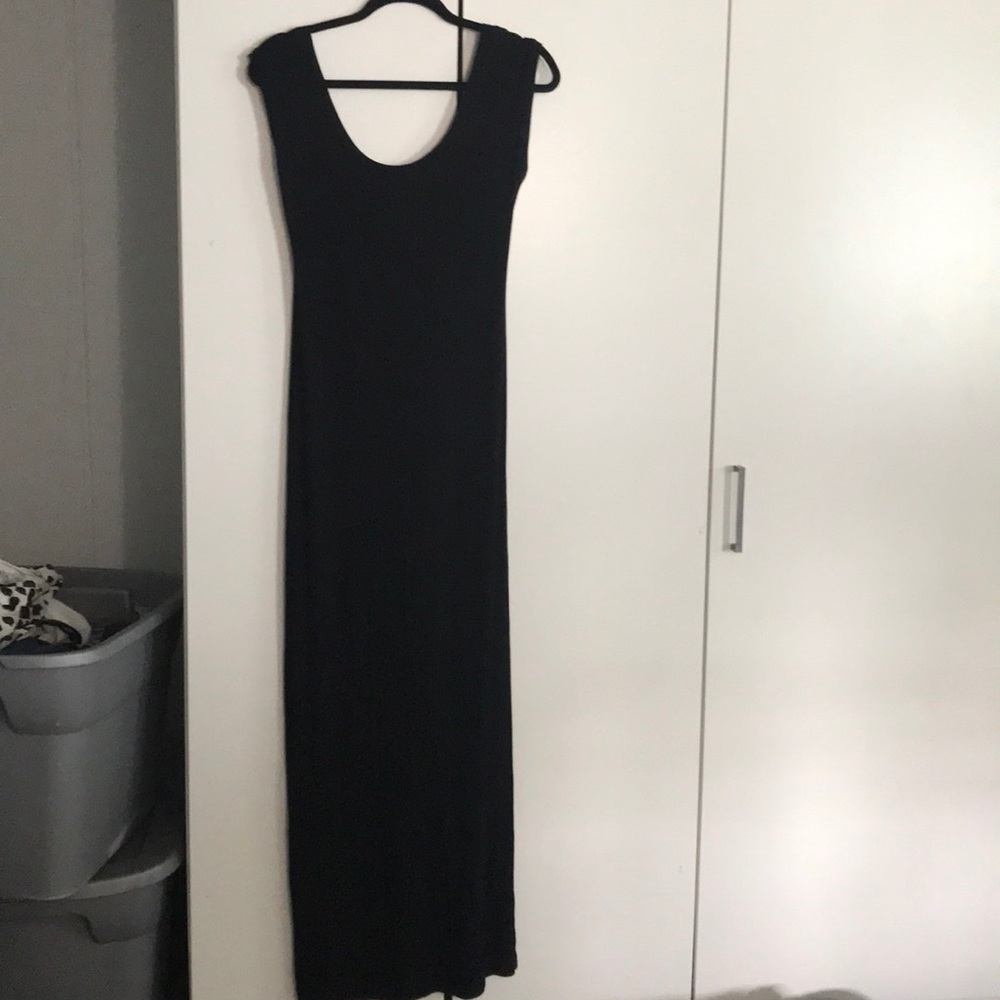 Long black dress